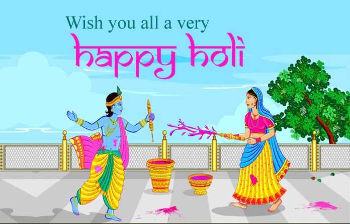Wish you all a very Happy Holi Radha Krishna Photo for Whatsapp DP - Wish you all a very Happy Holi Radha Krishna Photo for Whatsapp DP