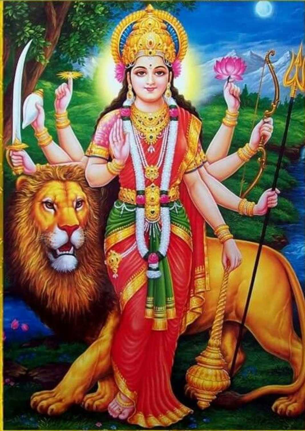 Maa Durga Ambe Mata Images for Navratri - HinduWallpaper
